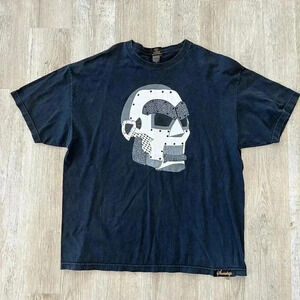 Mens Sneaktip Black Face Shirt - 2XL